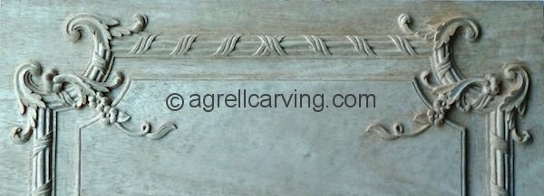 Agrell Architectural Carving: Hand carved French panel