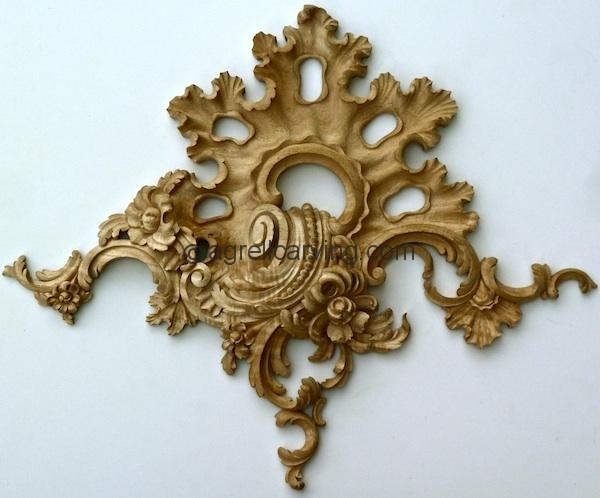 Agrell Architectural Carving: Hand carved cartouche