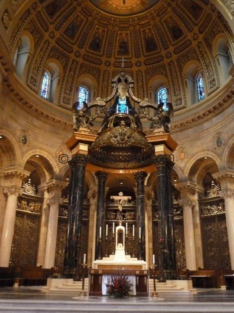 Inside the Cathedral of Saint Paul, Minnesota