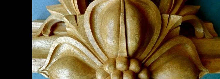 Hand carved ceiling bosses for The House of Commons