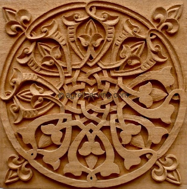 Agrell Architectural Carving: Islamic wood carving in progress